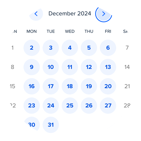 December 2024 Calendar